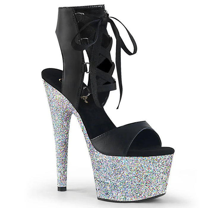 Tacones Pleaser ADORE-700-14LG Negro Piel Sintética