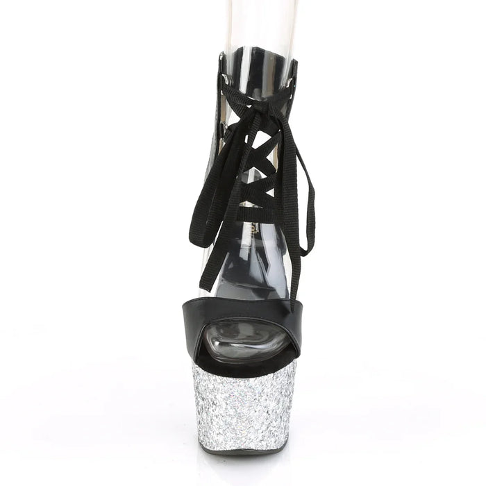 Tacones Pleaser ADORE-700-14LG Negro Piel Sintética