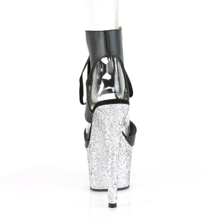 Tacones Pleaser ADORE-700-14LG Negro Piel Sintética