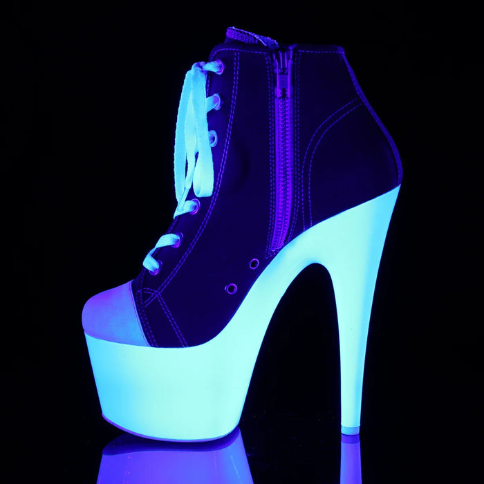 Tacones Pleaser ADORE-700SK-02 Rojo Canvas Neon
