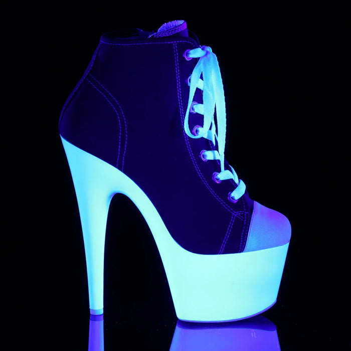 Tacones Pleaser ADORE-700SK-02 Rojo Canvas Neon