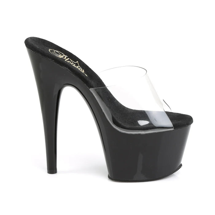 Tacones Pleaser ADORE-701 Transparente Negro