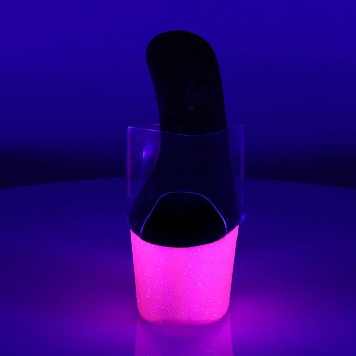 Tacones Pleaser ADORE-701UVG Transparente Neon H.