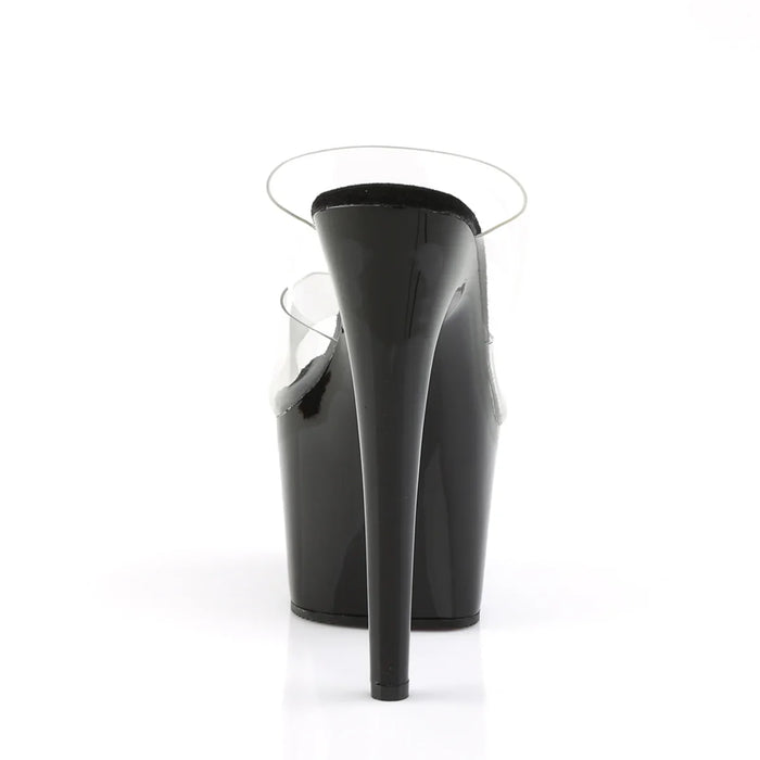Tacones Pleaser ADORE-702 Transparente Negro