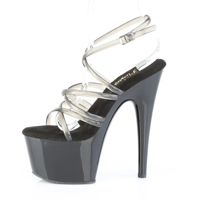 Tacones Pleaser ADORE-706 Ahumado Negro
