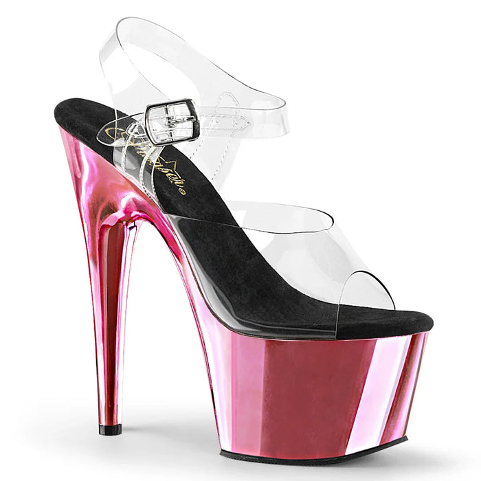 Tacones Pleaser ADORE-708 Transparente B. Rosa