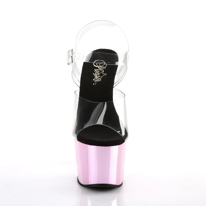 Tacones Pleaser ADORE-708 Transparente B. Rosa