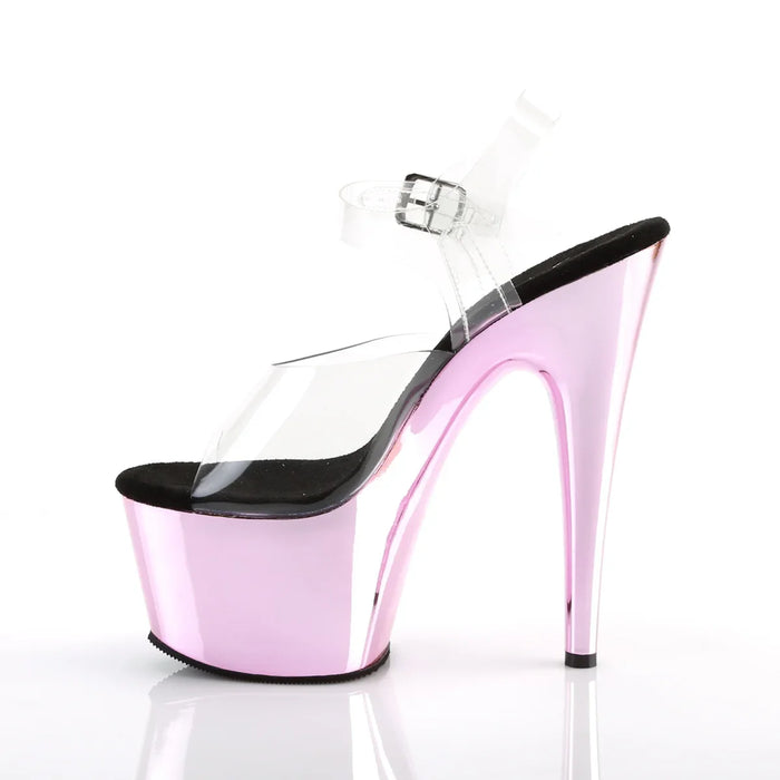 Tacones Pleaser ADORE-708 Transparente B. Rosa