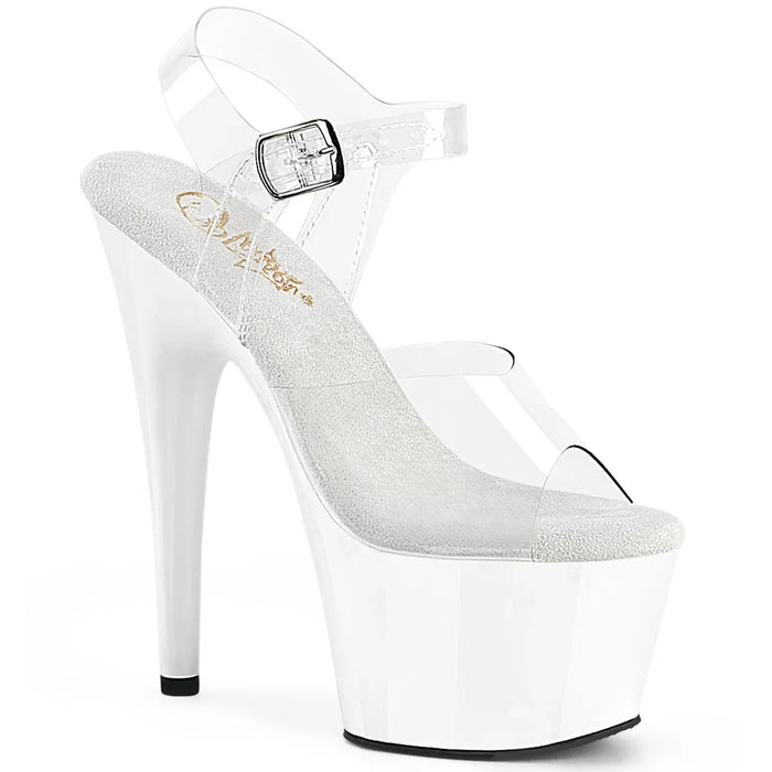 Tacones Pleaser ADORE-708 Transparente Blanco
