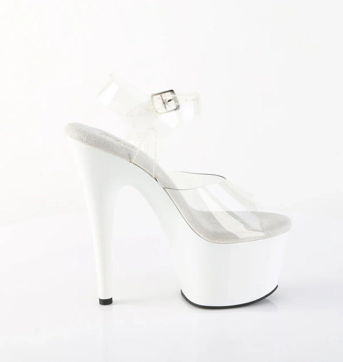 Tacones Pleaser ADORE-708 Transparente Blanco