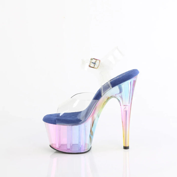 Tacones Pleaser ADORE-708HT Transparente Azul Tinted