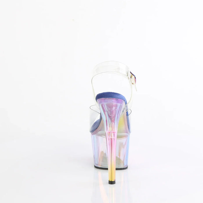 Tacones Pleaser ADORE-708HT Transparente Azul Tinted