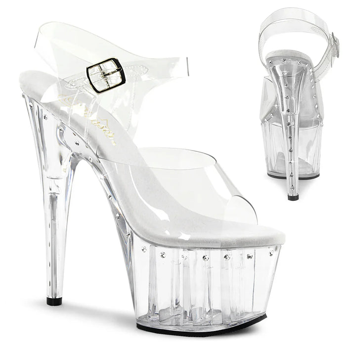 Tacones Pleaser ADORE-708LS Transparente
