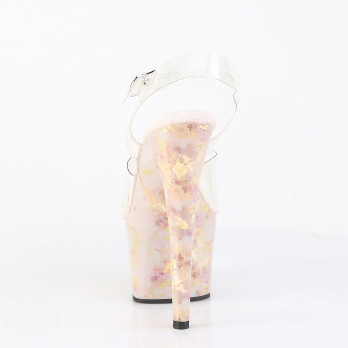 Tacones Pleaser ADORE-708MB Transparente Rosa Nude