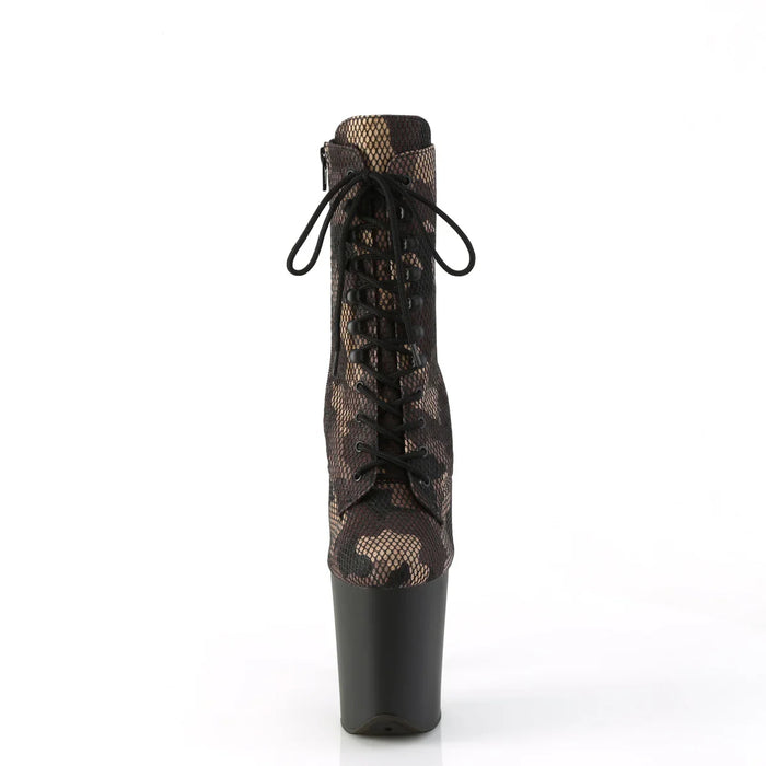 Tacones Pleaser FLAMINGO-1020CM Verde Camo Negro