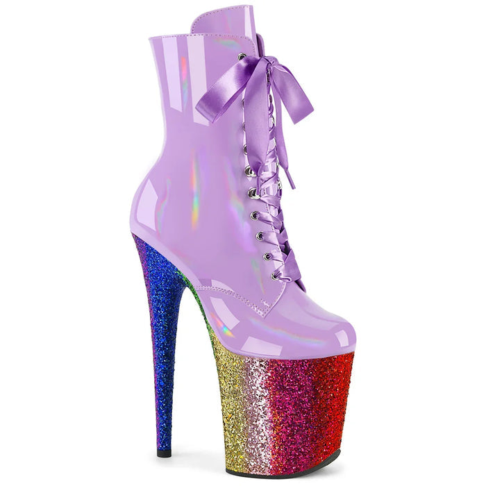 Tacones Pleaser FLAMINGO-1020HG Lavanda Holo Charol