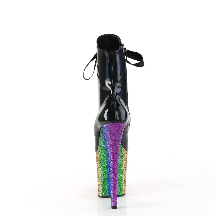 Tacones Pleaser FLAMINGO-1020HG Negro Holo Charol