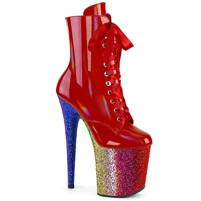 Tacones Pleaser FLAMINGO-1020HG Rojo Holo Charol