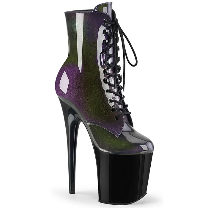 Tacones Pleaser FLAMINGO-1020SHG Morado Olive Negro