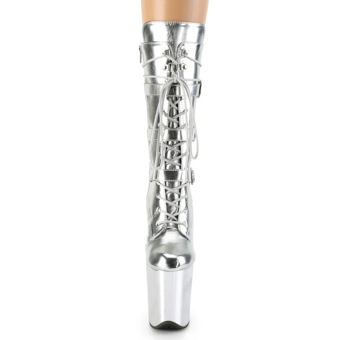 Tacones Pleaser FLAMINGO-1053 Plata Pu
