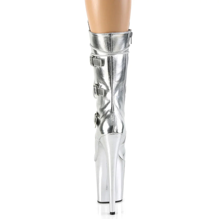 Tacones Pleaser FLAMINGO-1053 Plata Pu