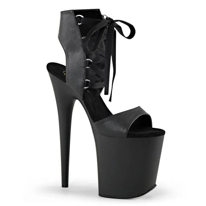 Tacones Pleaser FLAMINGO-800-14 Negro Piel Sintética