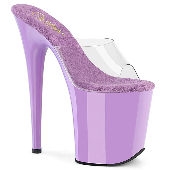 Tacones Pleaser FLAMINGO-801 Transparente Lavanda
