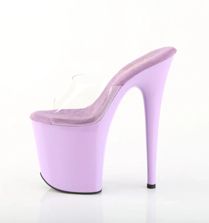 Tacones Pleaser FLAMINGO-801 Transparente Lavanda