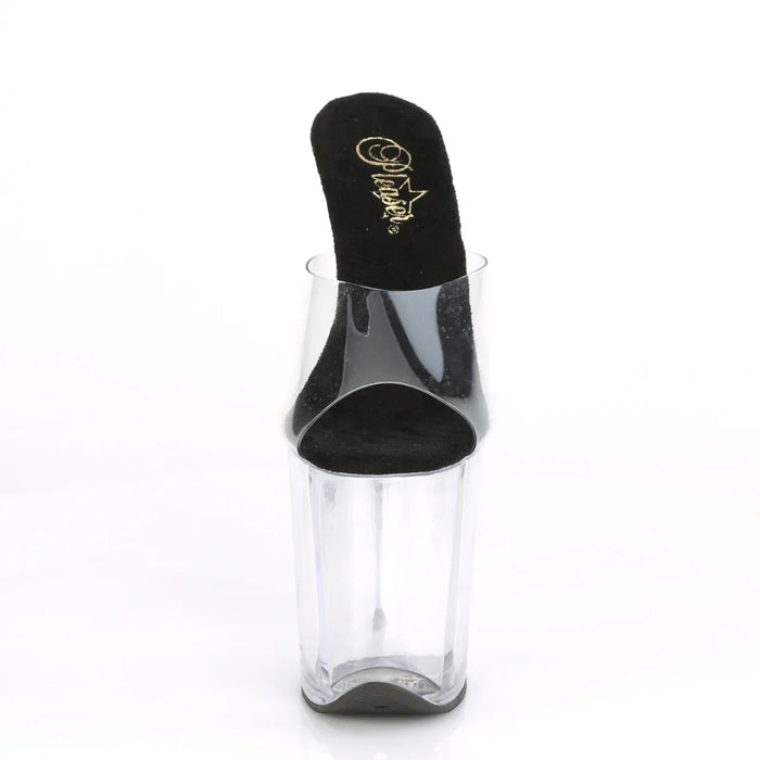 Tacones Pleaser FLAMINGO-801 Transparente Negro