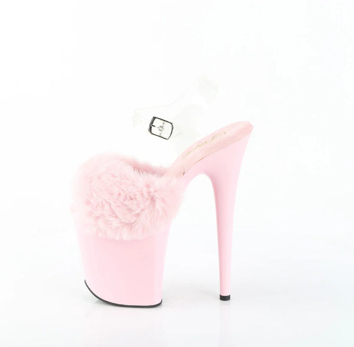 Tacones Pleaser FLAMINGO-808FUR B. Rosa Faux