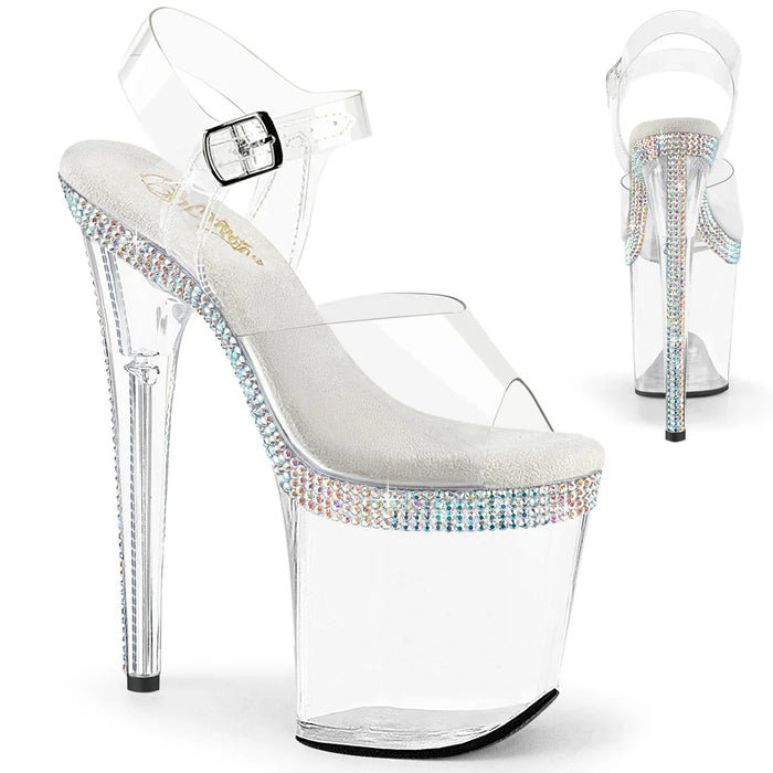 Tacones Pleaser FLAMINGO-808MLS Transparente