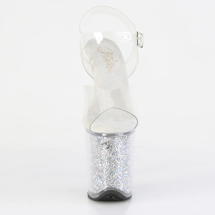 Tacones Pleaser FLAMINGO-808RSI Transparente Plata