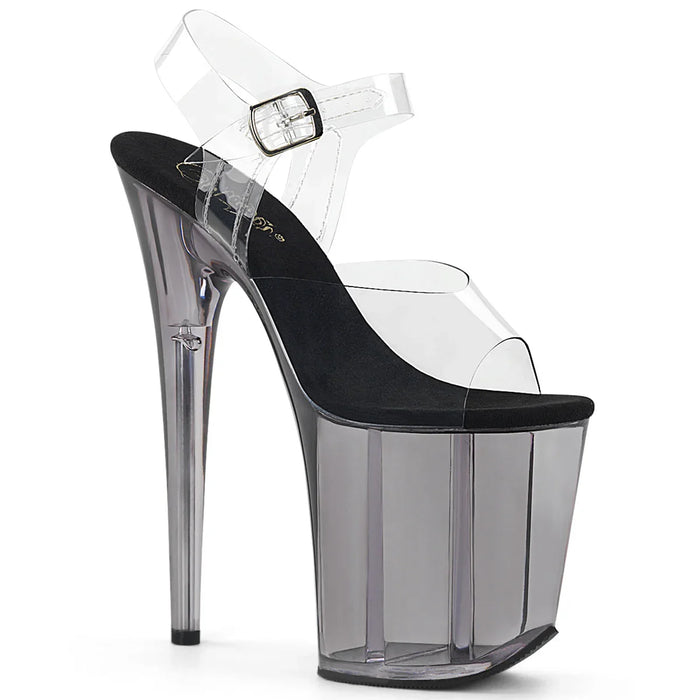 Tacones Pleaser FLAMINGO-808T Transparente Ahumado