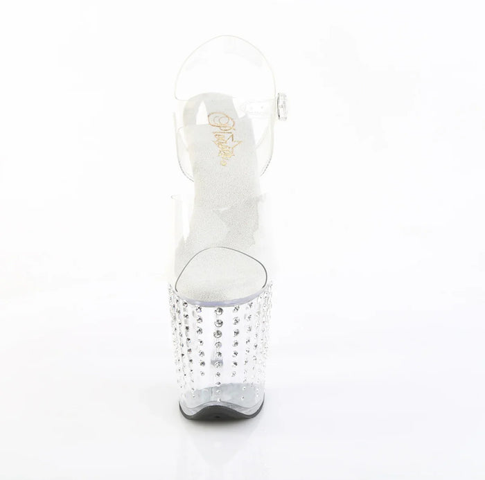 Tacones Pleaser FLAMINGO-808TDRS Transparente Plata