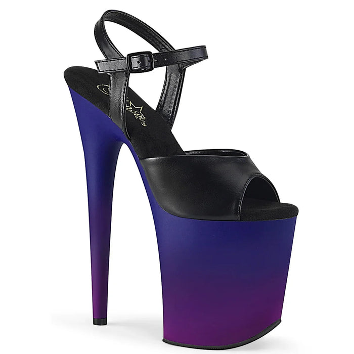 Tacones Pleaser FLAMINGO-809BP Negro Piel Sintética