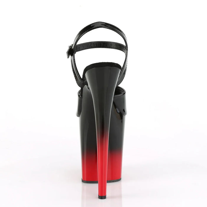 Tacones Pleaser FLAMINGO-809BR-H Negro Charol Rojo