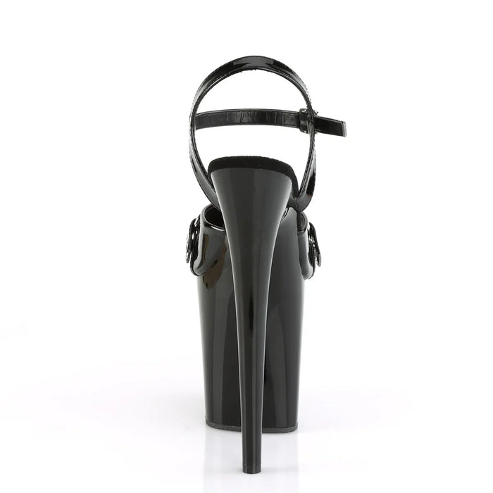 Tacones Pleaser FLAMINGO-809GB Negro Charol