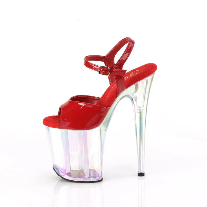 Tacones Pleaser FLAMINGO-809HT Rojo Holo Charol
