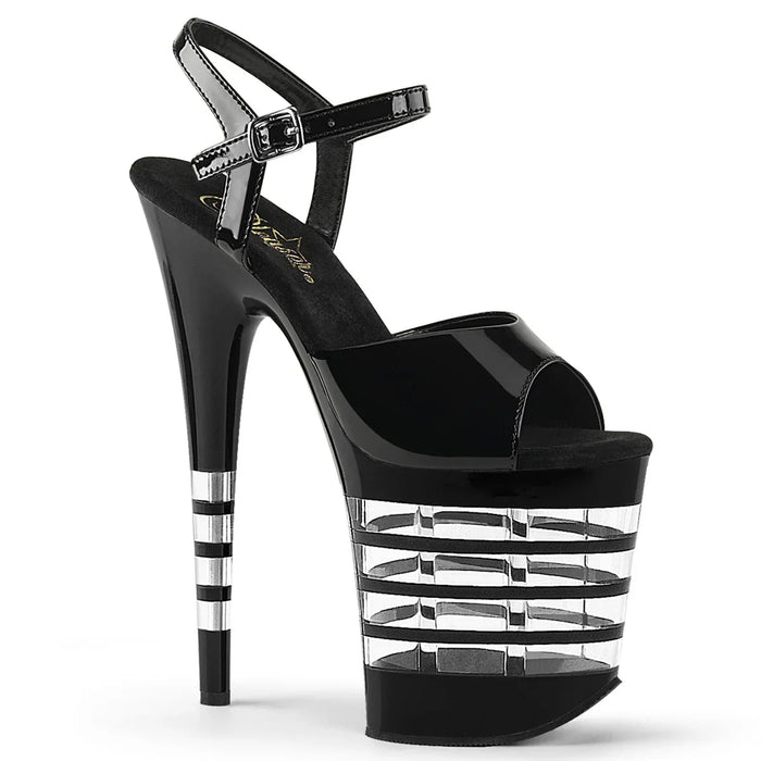 Tacones Pleaser FLAMINGO-809LN Negro Charol