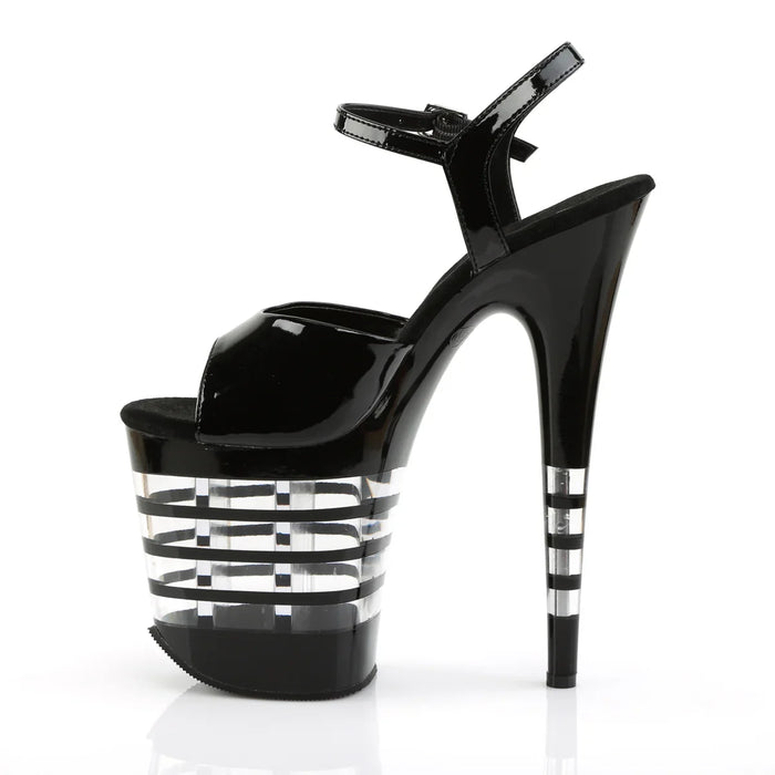Tacones Pleaser FLAMINGO-809LN Negro Charol