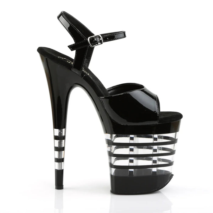 Tacones Pleaser FLAMINGO-809LN Negro Charol