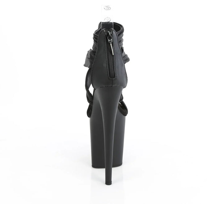 Tacones Pleaser FLAMINGO-820 Negro Piel Sintética