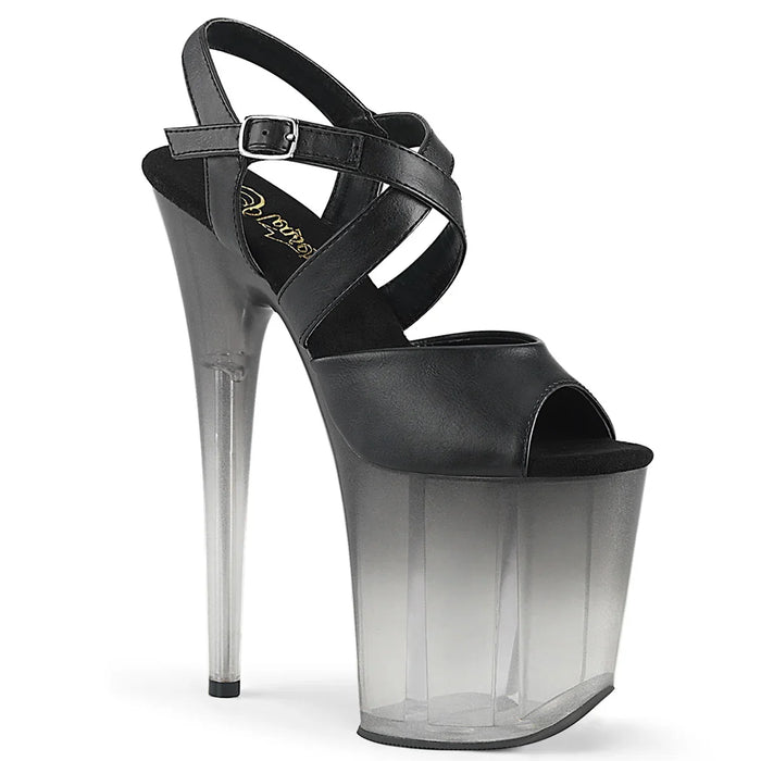 Tacones Pleaser FLAMINGO-822T Negro Piel Sintética