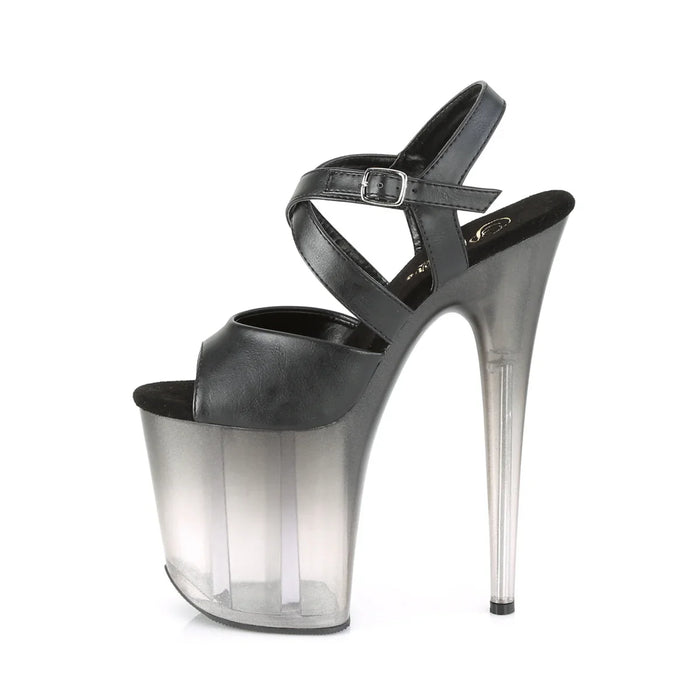 Tacones Pleaser FLAMINGO-822T Negro Piel Sintética
