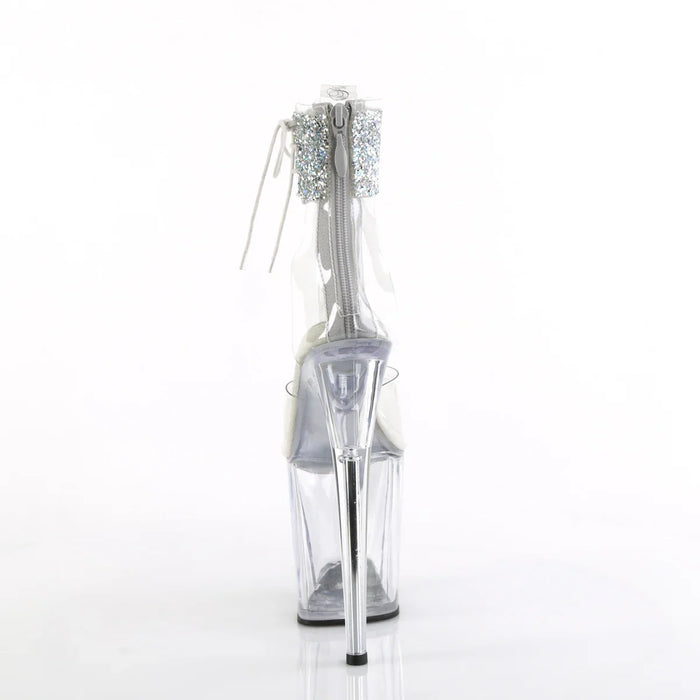 Tacones Pleaser FLAMINGO-824RS-02 Transparente Plata