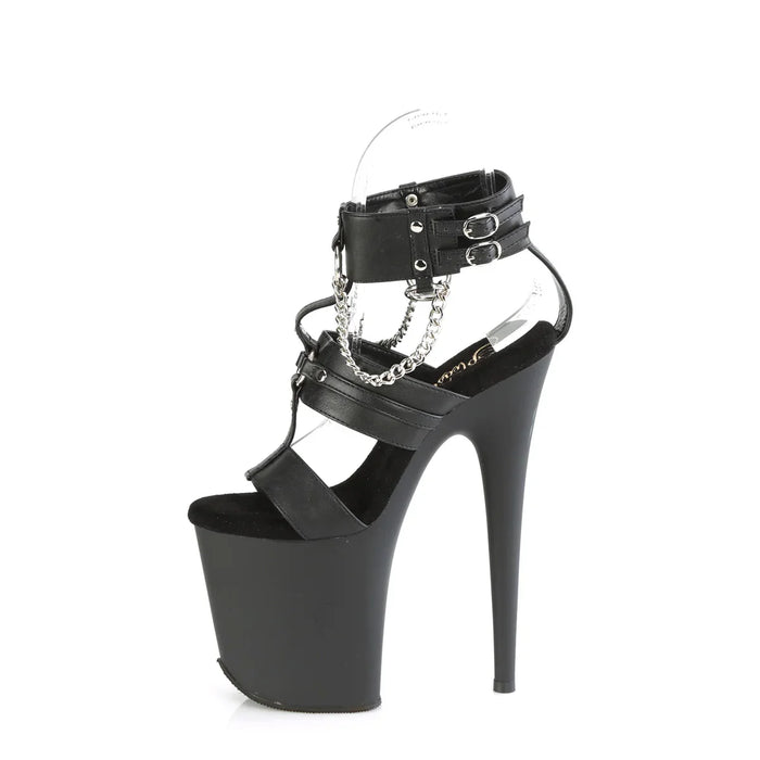 Tacones Pleaser FLAMINGO-861 Negro Piel Sintética