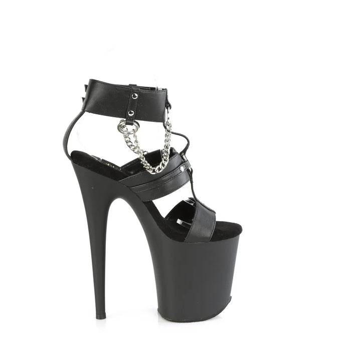Tacones Pleaser FLAMINGO-861 Negro Piel Sintética