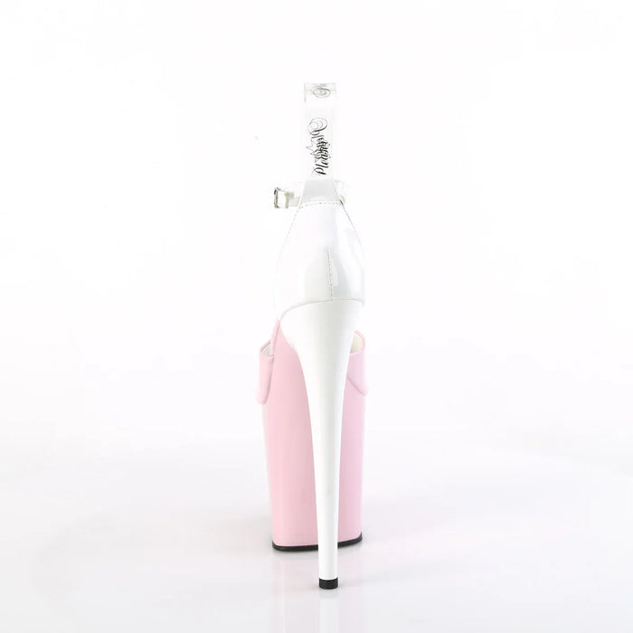 Tacones Pleaser FLAMINGO-868 B. Rosa Blanco