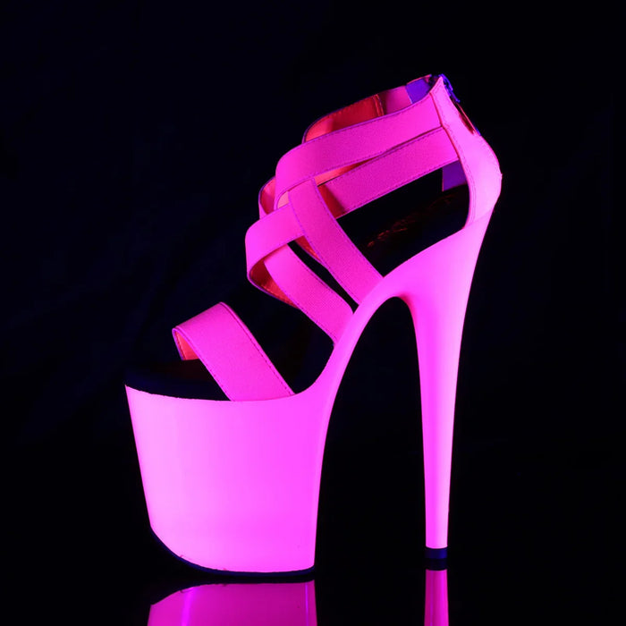 Tacones Pleaser FLAMINGO-869UV Neon H. Rosa