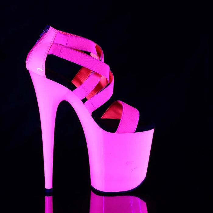Tacones Pleaser FLAMINGO-869UV Neon H. Rosa